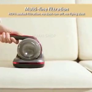 เครื่องดูดฝุ่นที่นอน เครื่องดูดฝุ่นยืดยืน ไร้สาย มีแสง UV สำหรับการกำจัดไรฝุ่นด้วยที่ 99.99%
