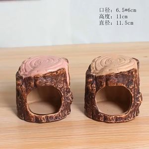 [Local Seller] Hamster Accessories Ceramic House Hideout Feeding Food Bowl