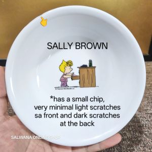 160ml - 5.5" CORELLE USA SNOOPY / SALLY BROWN MICROWAVABLE MINI BOWL SAUCER • JAPAN SURPLUS