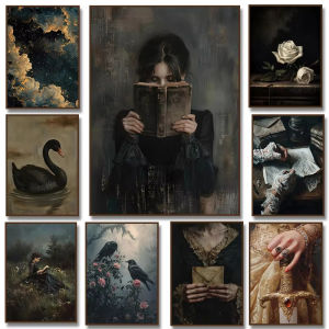 Jigsaw Puzzle for Adults 1000PCS-50X70CM Victorian Dark Romantic Artwork Mindful Game Stress Relief Decor Gift