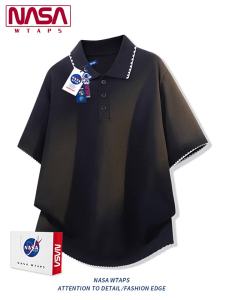 NASA WTAPS | Áo Thun Polo Tay Ngắn Nam Form Rộng