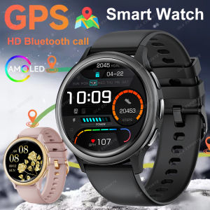 New Men Women Smart Watch IP68 Waterproof 1.27"AMOLED Screen Wireless Call Heart Rate Sleep Monitoring Womens Health Smartwatch
