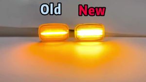 2 Đèn LED Báo Rẽ Động Năng Lượng Cao Cho Toyota Land Cruiser 70/80/100 Series Lexus LX470 Tích Hợp Xi Nhan Tuần Tự