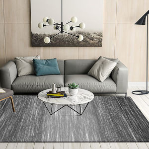 Thickened Nordic Style Carpet for Living Room And Bedroom Full Coverage Area Rug Crystal Velvet Material Easy to Clean Home Use