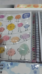 Stradmore Spiral Notebook DIY Quality Notebook with Double Loop Wire and plastic cover
