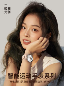 นาฬิกาข้อมือสปอร์ตแบบอัจฉริยะสำหรับผู้หญิง นาฬิกาข้อมือวัดความถี่หัวใจแบบกันน้ำสำหรับใช้กับโทรศัพท์มือถือ Vivo สำหรับนักเรียนและคู่รัก