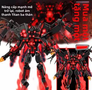 GUTIAN | Đồ Chơi Xây Dựng 3Body Titan Audio Hình Dạng Người Đi Vệ Sinh Di Chuyển vs Người Giám Sát cho 6+