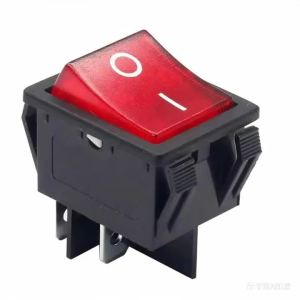250V 20A 25A Công Tắc Bật Tắt Màu Đỏ 4PIN KCD4 DPST Cho Máy Hàn Chuyển Đổi Nguồn Điện