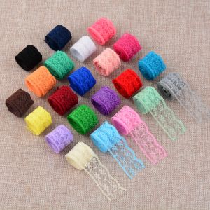21mm Woven Cotton Lace Unilateral Handicrafts Embroidered Net Trim DIY Sewing Curtain Craft Decoration Cotton Trim Lace Ribbon