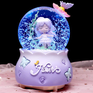 Hộp Nhạc Cầu Vồng Pha Lê Dream Fairy Bé Gái Trang Trí Phòng Trẻ Em Quà Tặng Sinh Nhật Đồ Trang Trí Nhà Bằng Nhựa Phong Cách Nông Trại