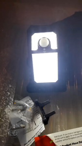 Solar Clip Light Outdoor LED Motion Sensor Light Waterproof Wall Lamp for Garden Street Light