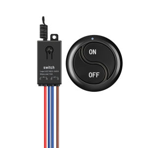 433Mhz Remote Control Wireless Switch AC 110V 220V 1CH RF 10A Relay Receiver and 2CH Transmitter For CarMotorLampsLED Lights