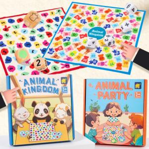 Interactive Educational Math Game for Children Early Learning Intelligence Toy Animal Response Tabletop Game Competition Toy
