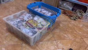 (isi 50 pcs) Souvenir Kaca CERMIN BULAT Kemas PLASTIK Kartu Ucapan Suvenir Pernikahan Murah Makassar