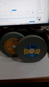 Batu Asah Benz 6"x1" Grit 100 untuk poles gosok batu besi
