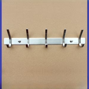 304 Stainless Steel Wall Mounted Clothes Hook Strong Hanging Garment Hook for Bathroom And Clothes Storage Hole Drilling Required