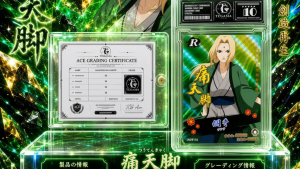 Thẻ GRADING nữ Tsunade hãng Kayou Gem Mint 10 slab R LIMITED 2038 nf13 8 psa