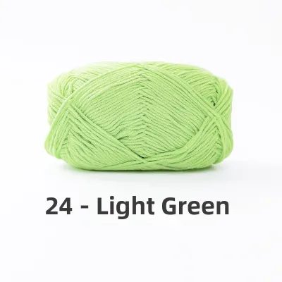 Handmade Knitting and DIY Flower Bunch 4 Strands Milk Cotton Yarn