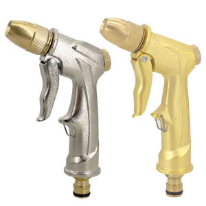 ปืนฉีดน้ำโลหะแรงดันสูงสเปรย์ฉีดน้ำอเนกประสงค์อุปกรณ์สวนในครัวเรือน