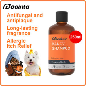 PUAINTA Pet Skin Care Medicated Shampoo for Cats and Dogs Allergy Relief Dewormer Anti Flea & Ticks Anti-itch Med Pet Skin Healthcare Set