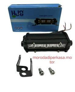 Lampu sorot 3 mata slim merk HJG universal semua motor lampu sorot 3mata offroad universal motor mobil