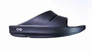 Original OOFOS รองเท้า OOahh (BLACK/KHAKI) oofos รองเท้าแตะ รองรับอุ้งเท้าเพื่อบรรเทาอาการปวดเท้า! รองเท้าแตะเพื่อสุขภาพ Men&Women slides - เหมาะสำหรับคนเท้าแบน นุ่มสบายเท้าด้วยวัสดุอูโฟม