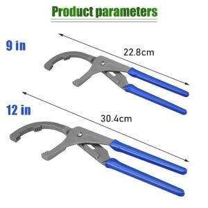 12 Inci Kunci Filter Oli Wrench Alat Pembuka Filter Oli Mobil Filter Inti Oli Kendaraan Mobil Wrench Remover Metal Grip Plier Spanner Alat Perbaikan 9/12 Inci