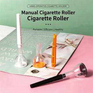 All-in-one Cone Roller Rolling Maker Rolling and Loading Tool Herb Cone Filling Funnel Tube Roll Your Own Filler Tool 12.5cm