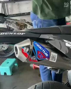 Knalpot Racing Noctus T5 untuk KLX150CRF150D & Tracker WR155