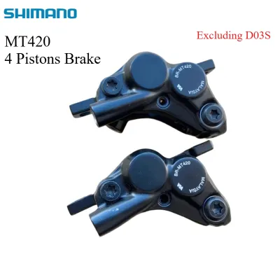 SHIMANO | Shimano DEORE MT420 Hydraulic Disc Brake BR-MT420 Brake Caliper with 4 Pistons Suitable for MTB Original Shimano