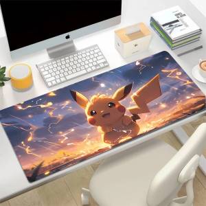 Bandai | Pokemon Pikachu Gengar Anime Gamer Desk Mat Rubber Mouse Pad With 2MM Lock Edge