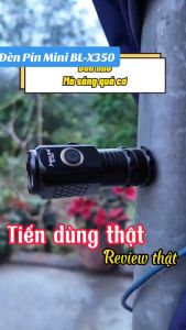 Đèn Pin X-BALOG BL-350X Cao Cấp – Siêu Sáng 4 Chế Độ Sạc Type-C Nam Châm Hít Chống Nước IPX6 - Snappy 4U
