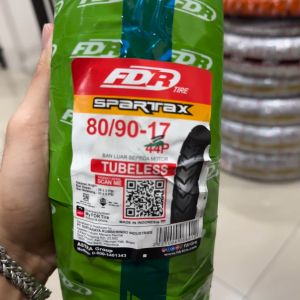 FDR Spartax 80/90 - 17 Tubeless (TL): Ban Berkualitas Tinggi untuk Motor