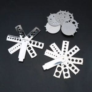 Diamond Gem Measuring Tool Stainless SteelmProfessional Jewelry Equipment Diamond Gem Fan Gauge Stone Measuring Sizing Tool