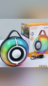 SY-333ลำโพงพกพาBluetoothเชื่อมต่อพร้อมกันได้สองตัวได้อย่างรวดเร็วเสียงเบสลึกเสียงใสเคลียร์