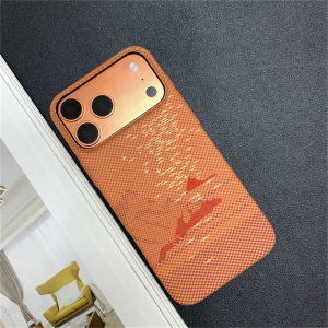 Luxury Ultra Thin Carbon Fiber Phone Case for iPhone 13 14 15 16 17 Pro Max Air 16 Plus Shockproof Hard PC Alloy Back Cover