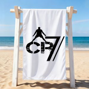 Hasbro | Football star C-CR7 Towel Drying Bath Towel Applicable To Light Swimming Camping Yoga Beach Out