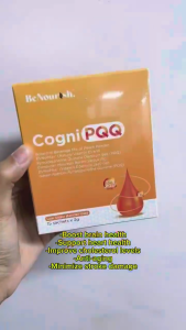 BENOURISH CogniPQQ (15 sschets) | Gingko Biloba PQQ Supplement Brain Booster Memory Booster