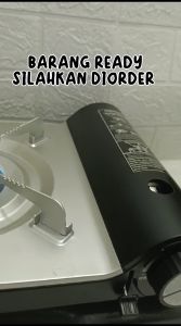 Kompor Portable PROGAS New 1 Tungku Steinless - KOMPOR CAMPING - KOMPOR UNTUK BARBEQUE - KOMPOR PORTABLE MURAH  PRODUK TERBARU!!!