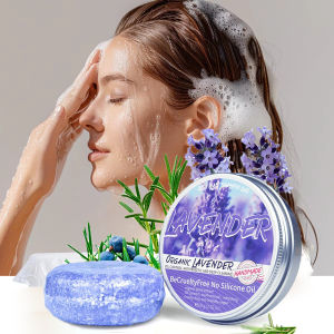 1 PC Lavender Tea Tree น้ําผึ้งธรรมชาติน้ํามันหอมระเหยแชมพูสบู่รังแค Nourishing Smoothing Conditioning Hair Nourishing แชมพู
