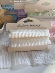 Colorful Ball Lace Small Fur Ball Dog Tooth Edge Handmade Diy Materials Pillow Skirt Baby Clothes Packaging Decorative Accessories