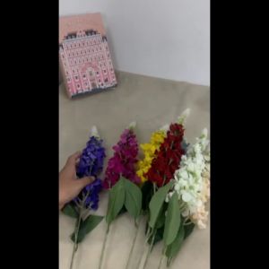 COD 1TANGKAI BUNGA HYACINTH OVAL 74CM HYACINTH GERIGI ARTIFICIAL 72CM ARTIFICIAL - TANAMAN HIAS SNAPDRAGON PREMIUM COCOK UNTUK DEKORASI RUANG TAMU PERNIKAHAN - IMPORT