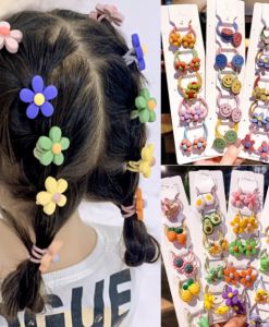 Set 10 chun buộc tóc cho bé dễ thương mới nhất 2023