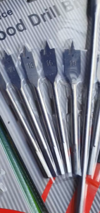 Bộ 8 mũi khoan khoét gỗ đuôi cá chuyên dụng 6-32mm mũi khoan khoét thạch cao kèm cây nối dài