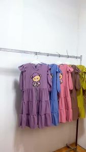 SHAFIYYA KIDS GAMIS ANAK PEREMPUAN HORNET KNIT BEAR 1-10 TAHUN TERBARU 2024