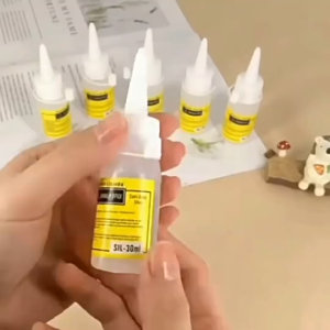 Keo silicone nhãn vàng 30ml dán đa năng chuyên làm đồ handmade đính đá len sợi dán vải | Xiaoxingyarn