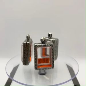 No.(038 หนา/กลาง/บาง) ตลับพระ กรอบพระสแตนเลสลายไทย สมเด็จวัดปากน้ำรุ่น 4 สมเด็จเล็ก ขนาดวงใน 1.9*2.6 ซม. ขนาดใส่สวย 1.6*2.3 ซม. หรือขนาดพระใกล้เคีย