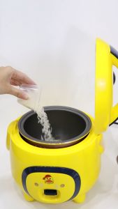 หม้อหุงข้าว หม้อสีเหลือง ครัวเรือน หม้อหุงข้าวลาย สามารถผ่าตัดได้