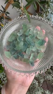 1 Viên Đá Fluorite Green Hợp Mệnh Mộc Thủy - Cân Bằng Cảm Xúc Tăng Cường Trực Giác -Bluegems