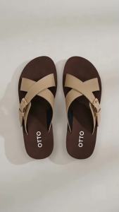 Otto 20801112 Dennie Cross Strap Rubber Sandals